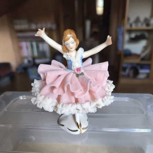 Porzellan figur ballerina - porzellan,