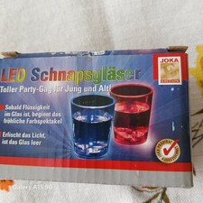 2 LED Schnapsgläser beim