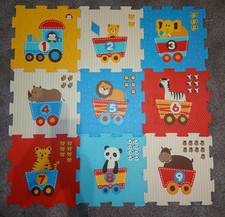 Puzzlematte mit Zahlen für