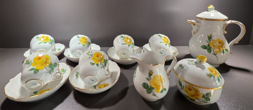 Meissen porzellan dekor gelbe - dekor,