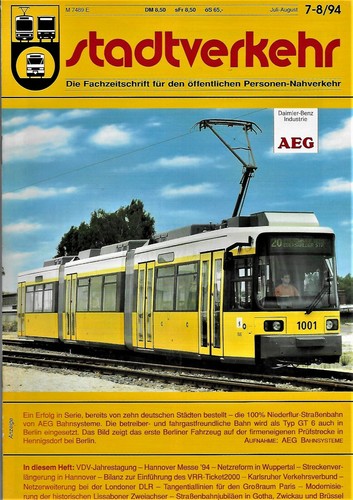 Stadtverkehr 1994 - stadtverkehr, 7-8/1994