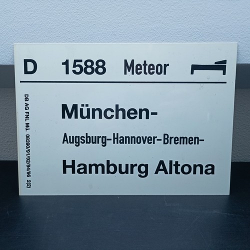 Zuglaufschild kunststoff d - kunststoff,