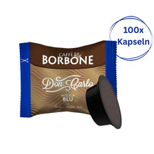 Caffè Borbone Kaffeekapseln Don Carlo Blau 100x Kapseln Kaffeemaschine Lavazza®*