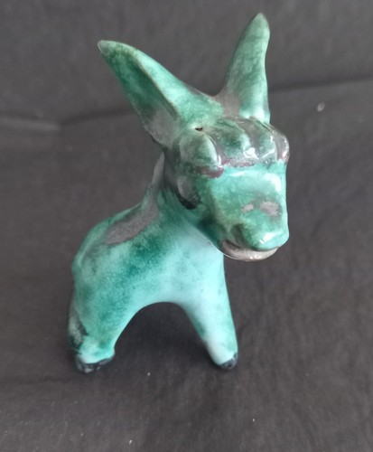 Miniatur keramik figur esel - miniatur,