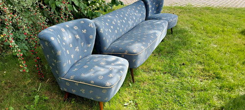 Dreiteilige sitzgruppe - ,