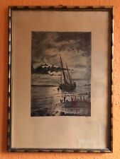 Antike Radierung Und Original