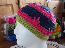 Boshi  Furano-Häkelmütze aus myboshi original No 1, in 3 Farben