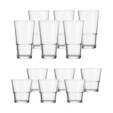 Leonardo EVENT Trinkglas im Set Wasserglas Saftglas Stapelglas ver. Größen