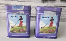 2 x Milka Nostalgiedose Naps, Blechdose, Metalldose, Sammeldose, Vintage