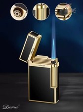 Luxus Feuerzeug Gas Fashion Design Schwarz Lighter Mode Männer Geschenk Business