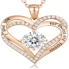 Herz Halskette Damen 5A