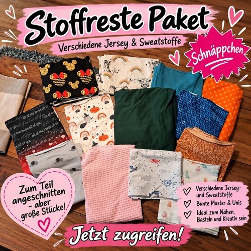 Stoffreste paket jersey - paket, &