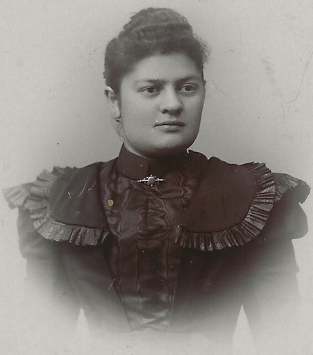 Foto hartpappe cdv frau - cdv,