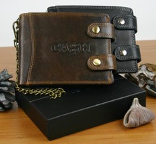 Biker Geldbörse aus Leder