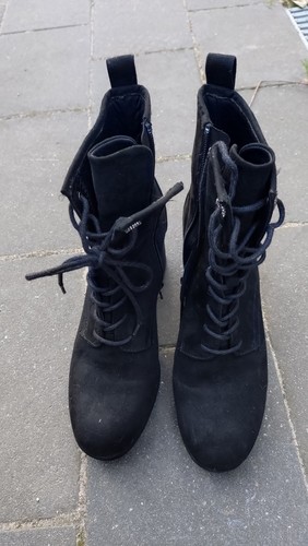 Schöne stiefel mit schnürung - mit,