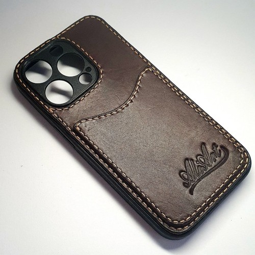 Handmade lederhülle iphone - handmade,