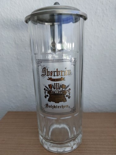 Glas bierkrug oberbräu - glas-,