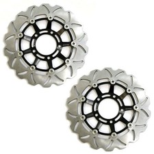 Rezo Bremse vorne gewellt Edelstahl Rotorscheiben Paar passt Triumph TT 600 00-03