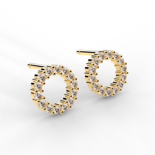 Diamant ohrringe stecker paar - stecker,