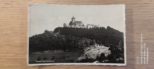 Postkarte veste wachsenburg - veste,