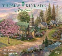 Thomas Kinkade Studios 2023 Deluxe Wall Calendar... | Book | condition very good