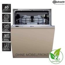 Bauknecht Spülmaschine Vollintegrierbar 60 cm  ActiveDry RO_BK4IB14BN7LA0S_R