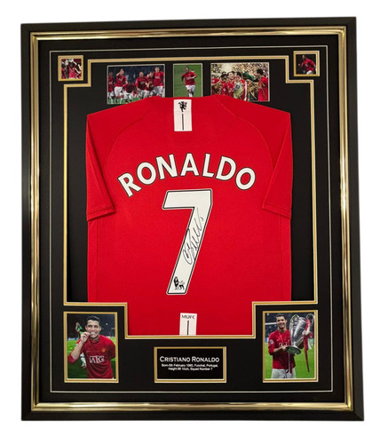 Ronaldo united 2008 signed - ronaldo,