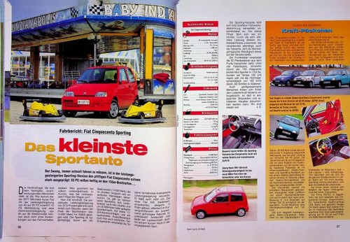 Sport auto 1995 - auto, fiat