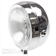 Scheinwerfer rund chrom für