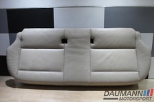 RÜCKSITZBANK Original + BMW X3 F25 + Leder Nevada Oyster Weiss Bank hinten