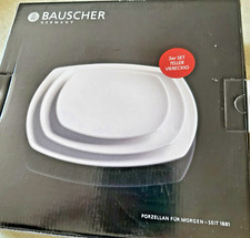 BAUSCHER Teller weiß 3-er Set
