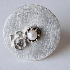 Rosen Aufsatz in 925er Silber