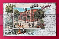 Litho AK MAGDEBURG Cracau 1900