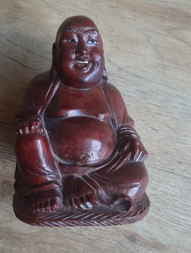 Vintage holzfigur lachender - vintage,