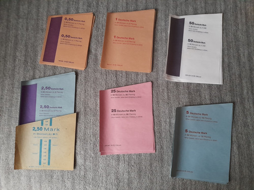 Ddr münzpapier - ddr,