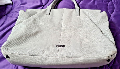 Bree leder handtasche grau - bree,