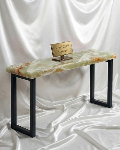 Green onyx marmor tischplatte - green,