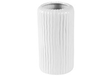 Vase Blumenvase Keramik Rillen