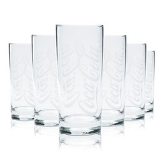 6x Coca Cola Glas 0,5l Becher