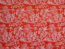 Sarong Pareo Wickelrock Deko aus Bali !  Blumenmuster, rot