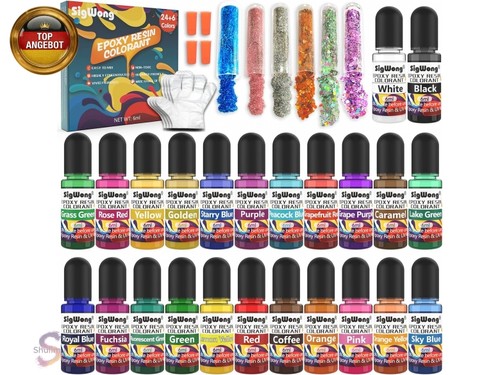 Epoxidharz farbe set 24 - farbe,