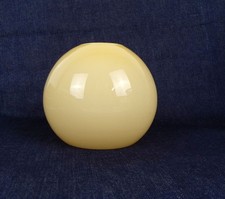 Altes Lampenglas beige für
