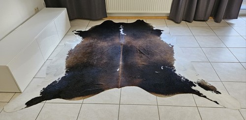 Echtes kuhfell schwarz - echtes, braun