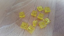 10 durchsichtig gelbe Lego