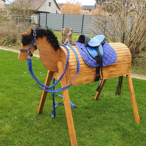 Holzpferd voltigierpferd - holzpferd,