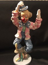 Große Deko Figur - Clown Figur - Jonglage Künstler - Polyresin - 28cm