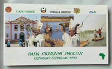 Vatikanstadt Lot von 13 Papstbriefen aus Serie Papstreisen Cap Verde,Bissau,Ciad
