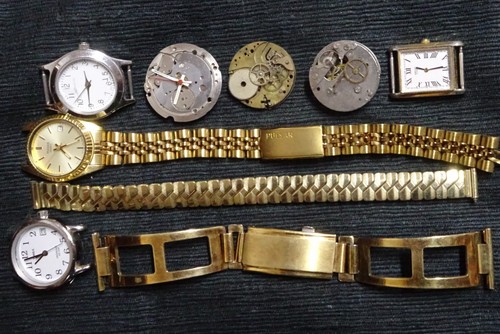Konvolut 7 armbanduhren - konvolut,