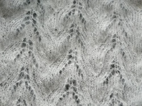 Handarbeit schal ajour - handarbeit, mohair