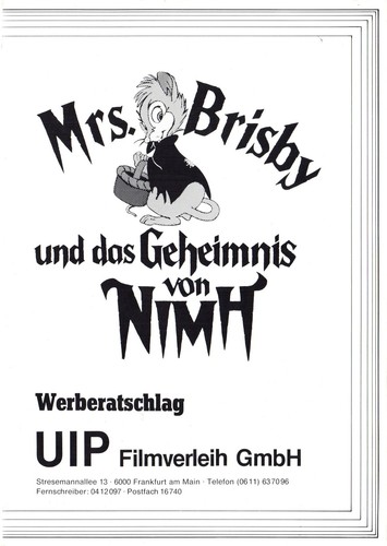 Mrs brisby und das geheimnis - brisby,